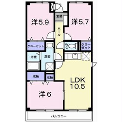 ファミール・サンフジの物件間取画像